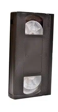 Tall black floor-standing speaker